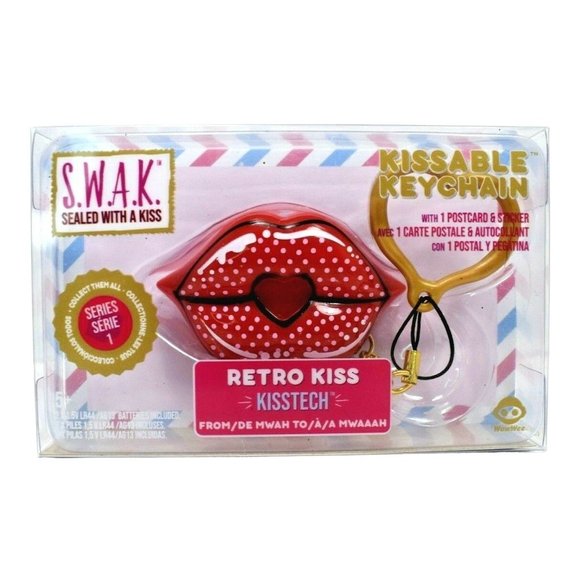 WowWee Other - WowWee Sealed With a Kiss Kissable Keychain Retro Kiss Series 1 S.W.A.K